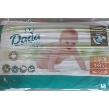 Підгузки дитячі Dada Extra Soft 3 Midi 4-9 кг, 54шт