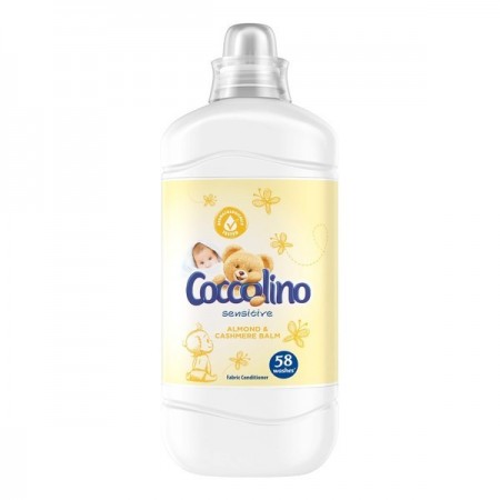 Ополіскувач для білизни Coccolino Sensitive Almond & Cashmere Balm 1,45 л (8717163623695)