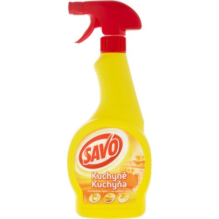 Спрей для очищення забруднень від жиру Savo для кухні 500 мл (8710908101236)