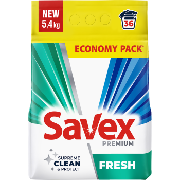 Пральний порошок Savex Premium Fresh 5.4 кг